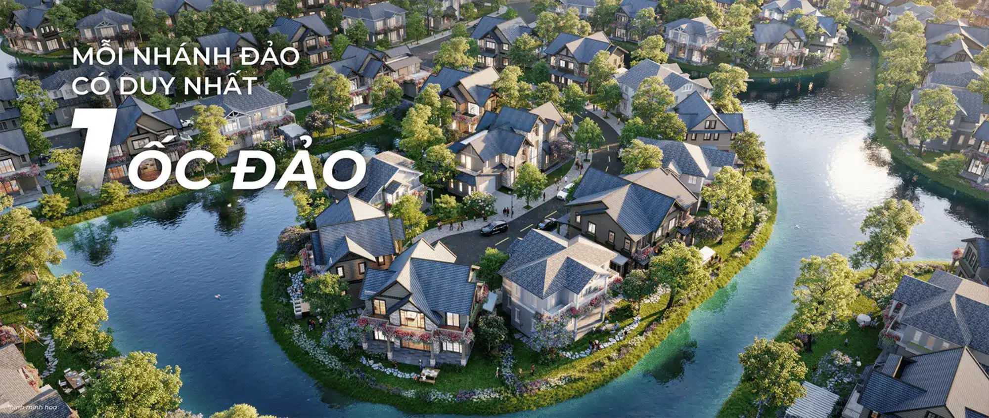 Mỗi nhánh đảo chỉ có duy nhất 1 ốc đảo, đảm bảo tính riêng tư và độc quyền tuyệt đối. Mỗi nhánh Rừng chỉ có duy nhất 1 ốc Rừng, đảm bảo tính riêng tư và độc quyền tuyệt đối.